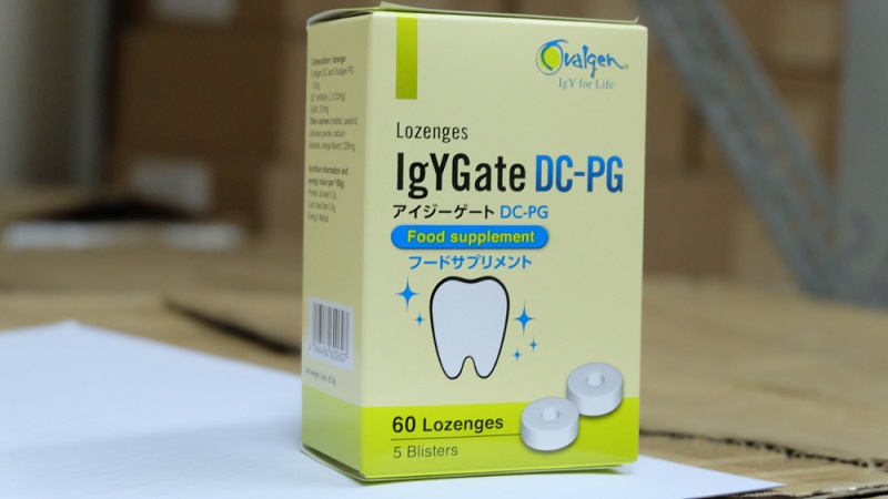 IgYGate DC-PG được điều chế dưới dạng viên ngậm nên rất tiện lợi khi sử dụng