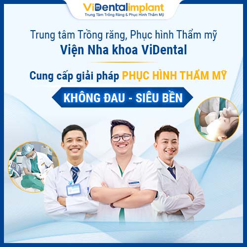 Trồng răng hàm tại Vidental Implant đảm bảo chất lượng, an toàn tuyệt đối