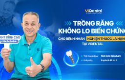 TÌM LẠI SỨC KHỎE ĂN NHAI CHO CA NGHIỆN THUỐC LÁ NẶNG